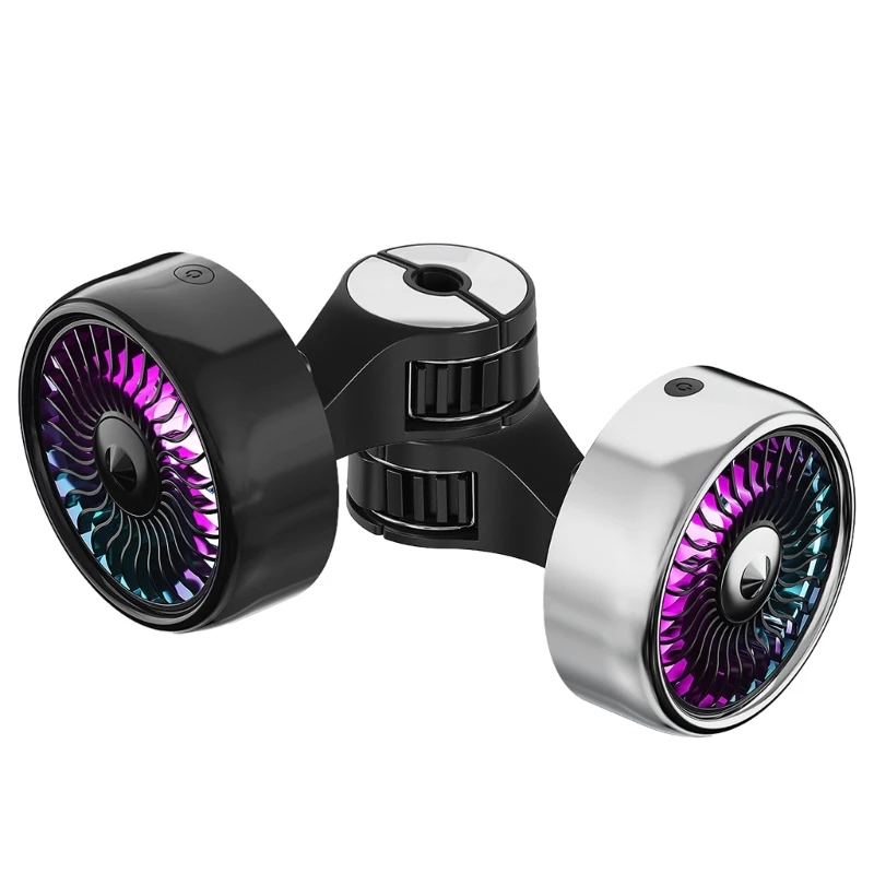 

Автомобильный воздушный выход Usb Креативный-ослепляющий маленький вентилятор со стандартным маленьким вентилятором 3-скоростное охлаждение для задних автомобильных аксессуаров F19A