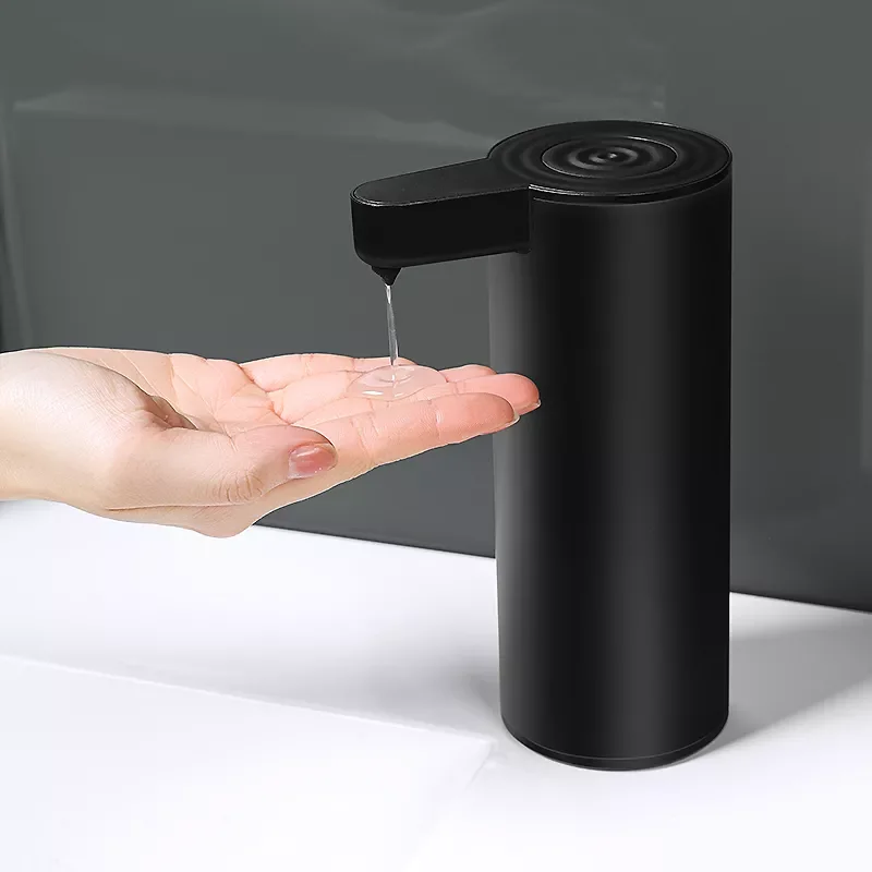 

Бесконтактный дозатор жидкого мыла с черным датчиком для кухни, автоматический дозатор моющего средства для стиральной машины, шампуня, мо...