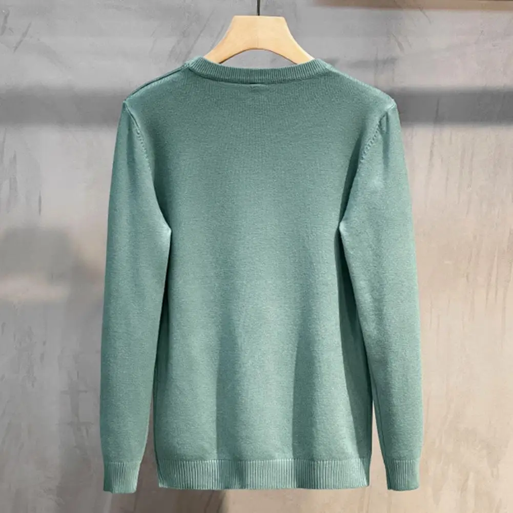 

Men Sweater O Neck Stretchy Warm Thick Men Casual Men Sweater Spring Sweater for Daily Wear