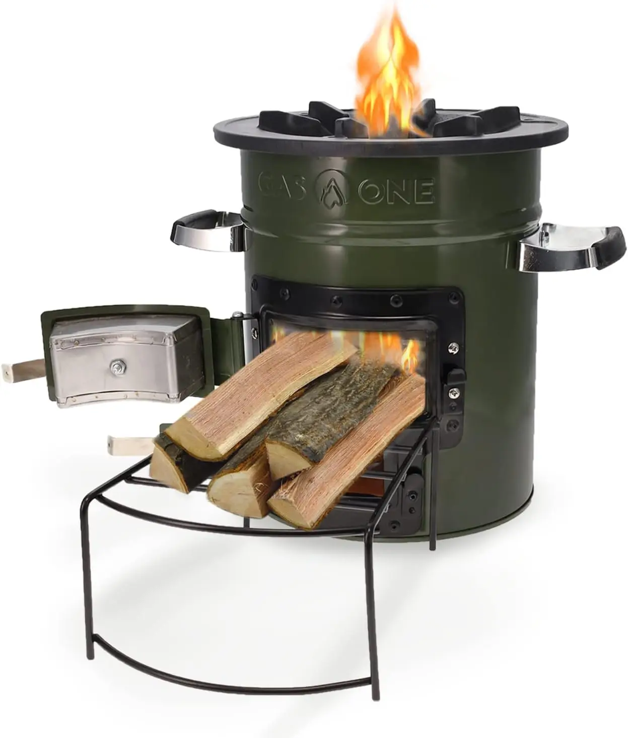

Stove \u2013 Premium Wood Burning Stove Camping \u2013 Insulated Camping Rocket Stove for Backpacking, Hiking, RV and Survival -