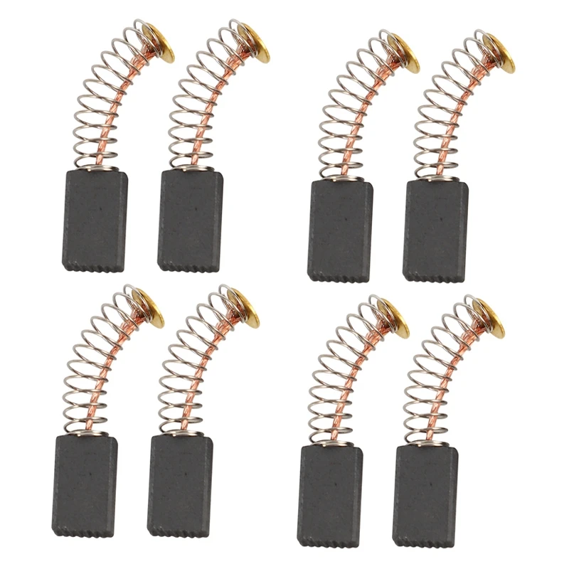 

New 8 Pcs 5Mm X 8Mm X 13Mm Carbon Brushes For Angle Grinder Orbital Sander
