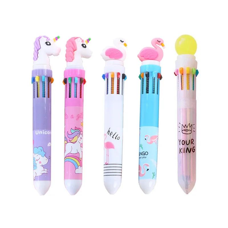 

Шариковая ручка, 0,5 мм, 10 цветов