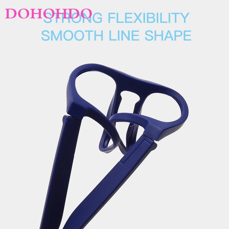 DOHOHDO детские очки с синим светом силиконовые гибкие для мальчиков и девочек