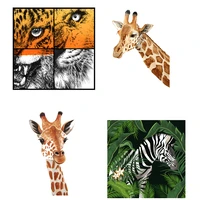 fashion clothes printing patch cute giraffe patches animals iron on transfers for clothing thermoadhesive patch diy applique