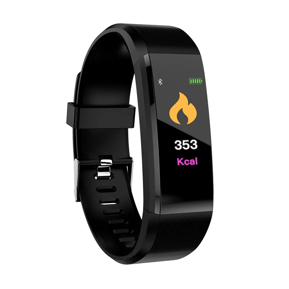 

HOT New ID115Plus BT4.0 Smart Bracelet Waterproof watch Wristband Heart Rate Monitor Measurement Fitness Tracker Smart Band