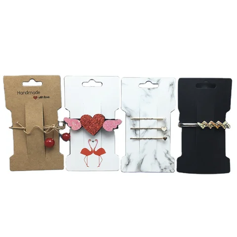 Держатели для заколок ACTBOBO из картона, 20 шт.