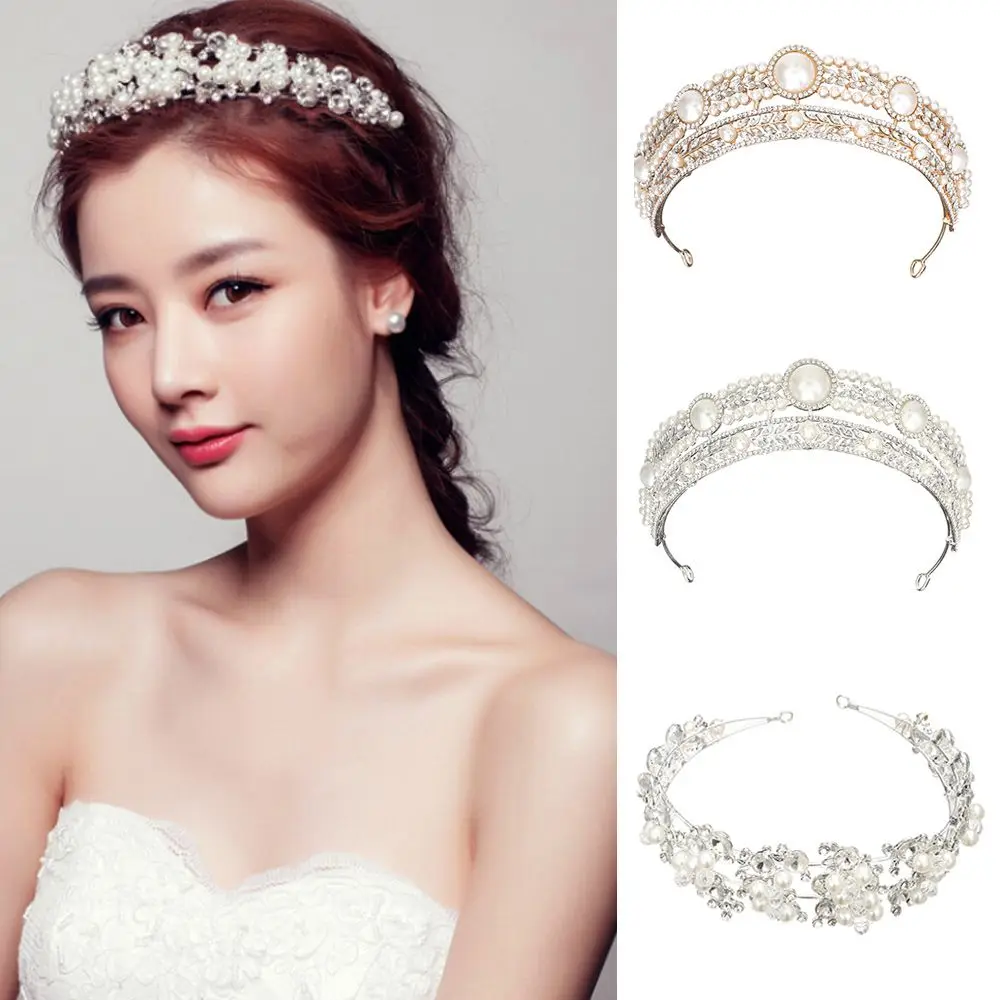 

Fashion Birthday Gift Women Jewelry Wedding Hair Accessories Crown Tiara Bridal Headwear Headdress Princess Hair Band
