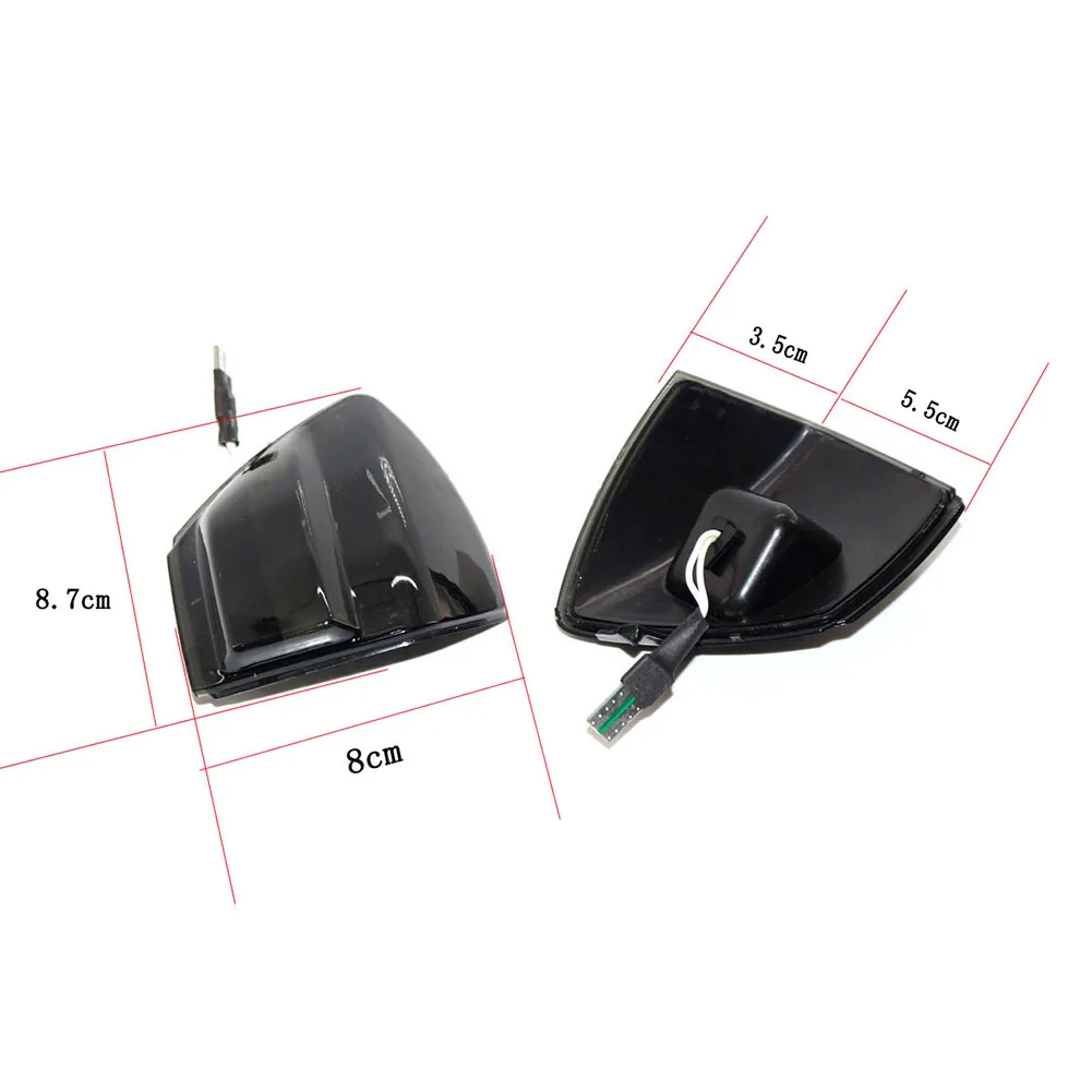 

2 шт., поворотный сигнал для зеркала заднего вида Ford S-Max 07-14 Kuga C394 08-12 C-Max 2011-2019