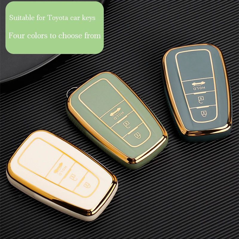 

TPU Car Key Protector Case Cover Fob for Toyota CHR Prado Prius Camry Corolla RAV4 Hilux Fortuner Land Cruiser Highland Key Bag