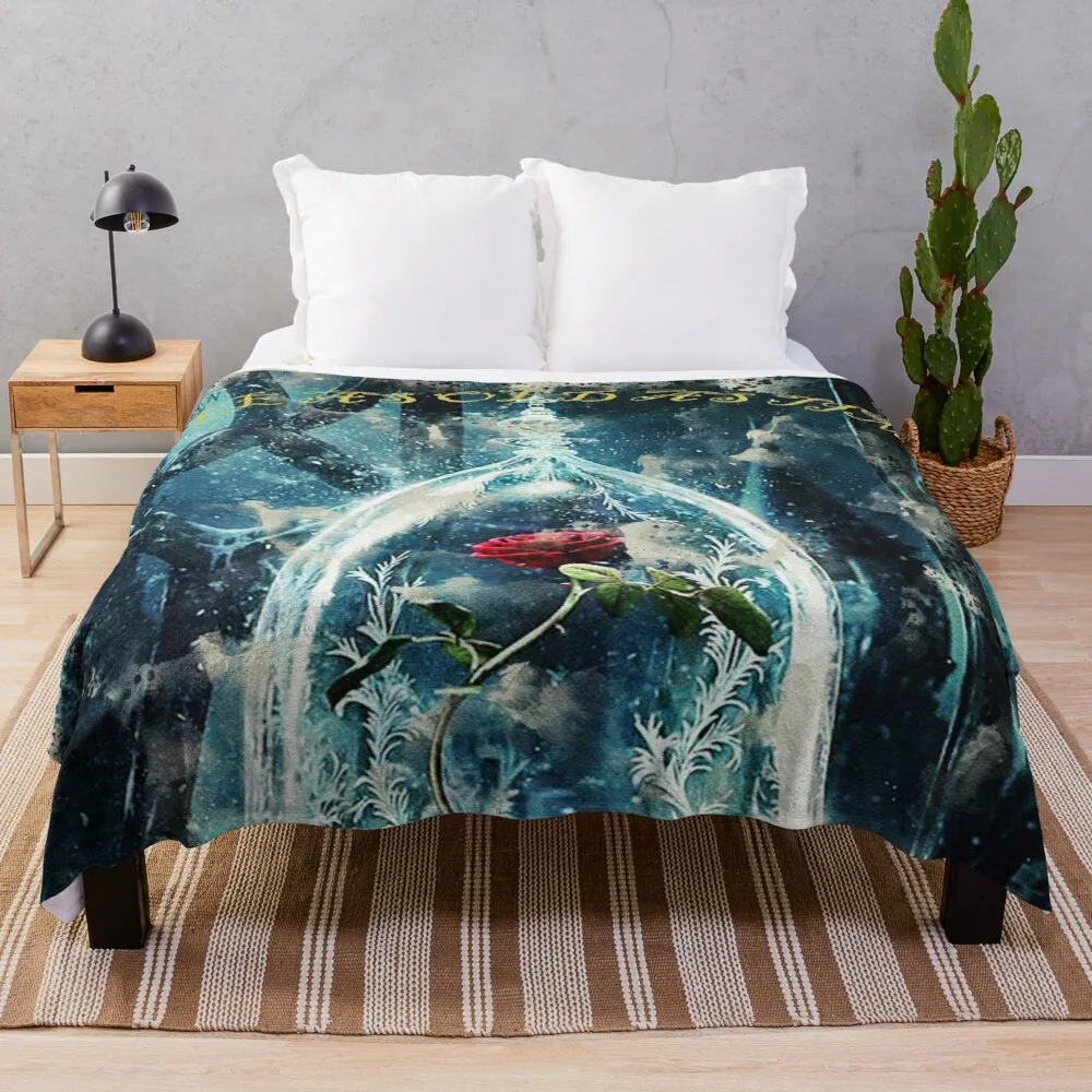 

Beauty And The Beast Throw Blanket luxury brand blanket retro blankets