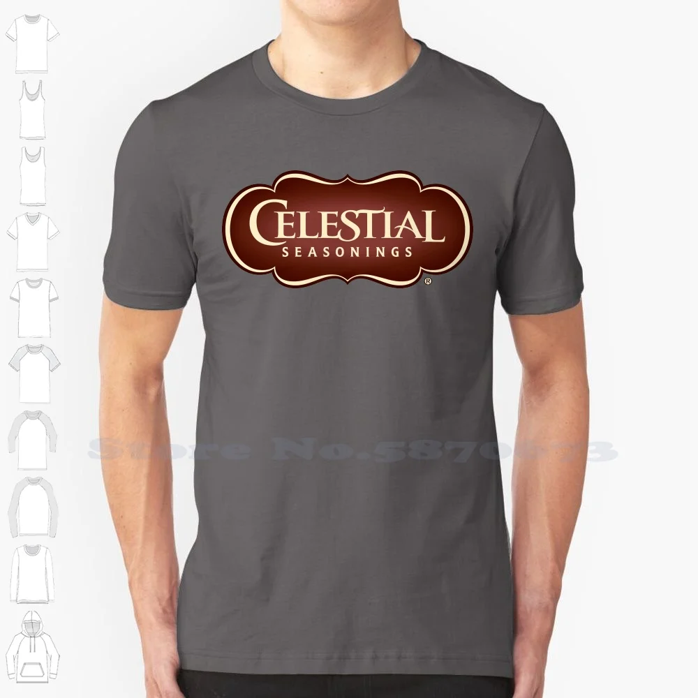 

Celestial Seasonings Logo Unisex Clothing 2023 Streetwear Printed Brand Logo T-shirt Graphic Tee