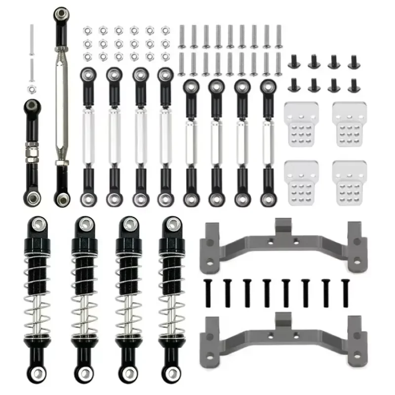 Металлическая рулевая тяга и амортизаторы для MN D90 MN-90 MN99S