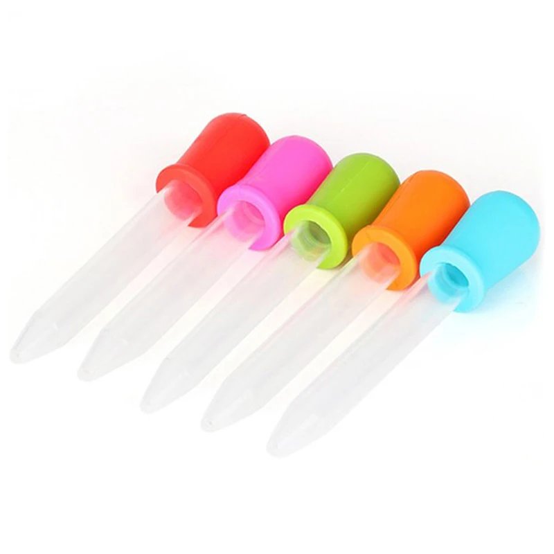 Пипетка из Силиконовой соломы для кормления детей 5 мл