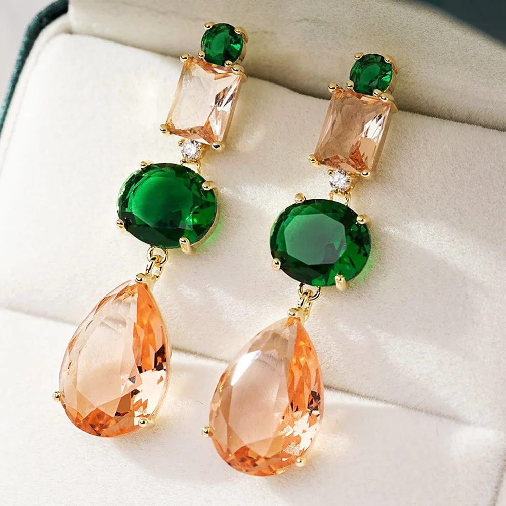 GODKI бразильские разноцветные серьги-капли для женщин свадебная вечеринка