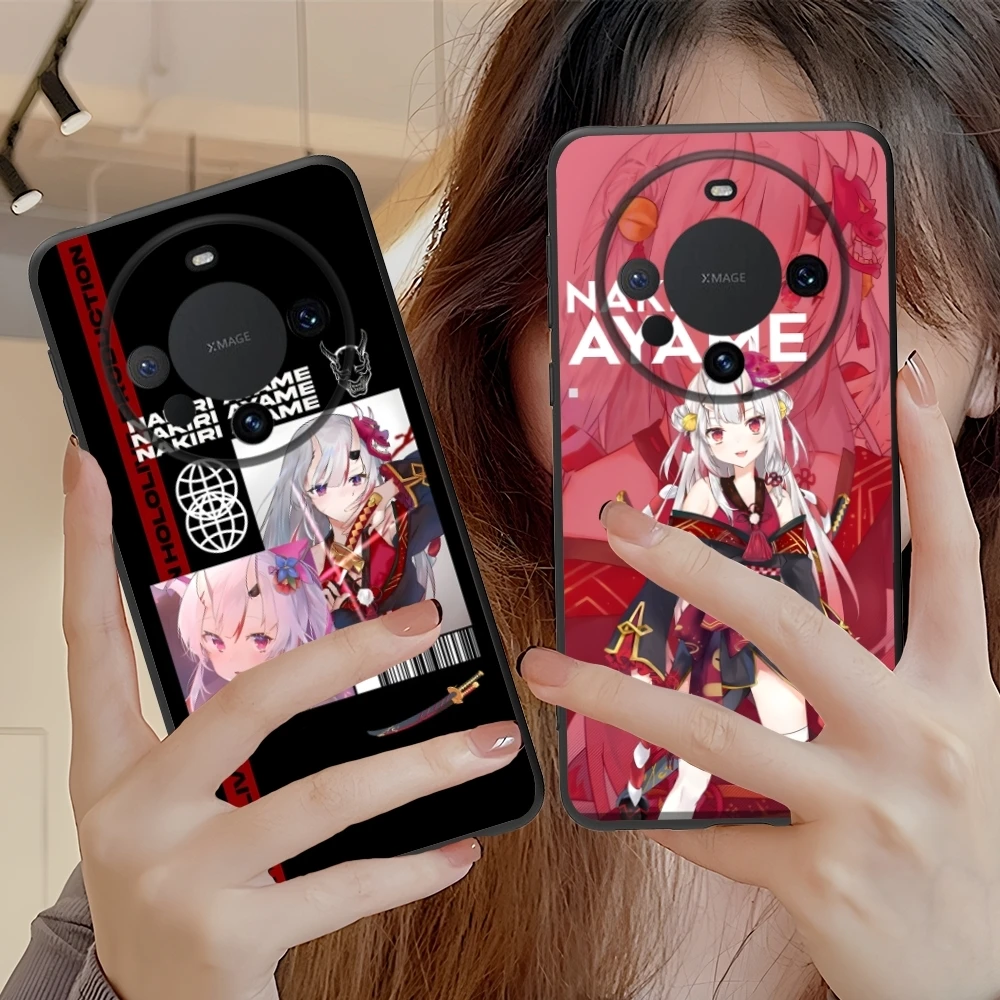 Чехол для мобильного телефона с рисунком Nakiri Ayame Huawei Mate 60 50 40 30 20 10 Pro Plus Lite E Φ