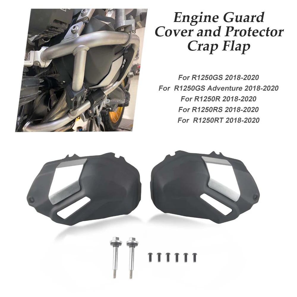 

R1250 GS Motorcycle Engine Guard Cover and Protector Crap Flap For BMW R1250GS Adventure R1250R R1250RS R1250RT 2018 2019 2020