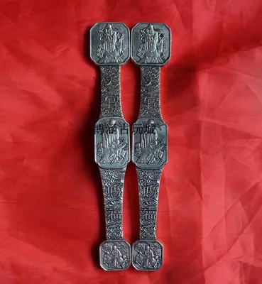 

Exquisite Antique White Copper Auspicious Ornaments