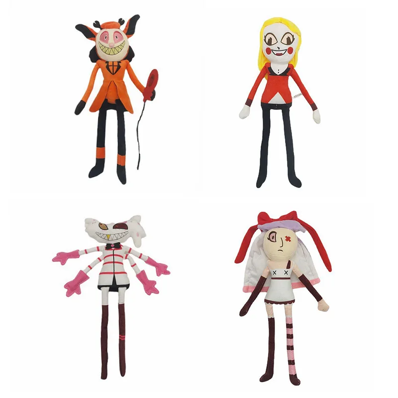 

45cm Alastor Plush Toys Cute Soft Stuffed Cartoon Anime Dolls For Kid Christmas Birthday Gift