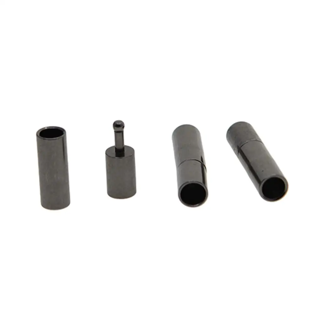 10 комплектов 3 мм клей в нажимной трубке застежка кожаный наконечник шнура