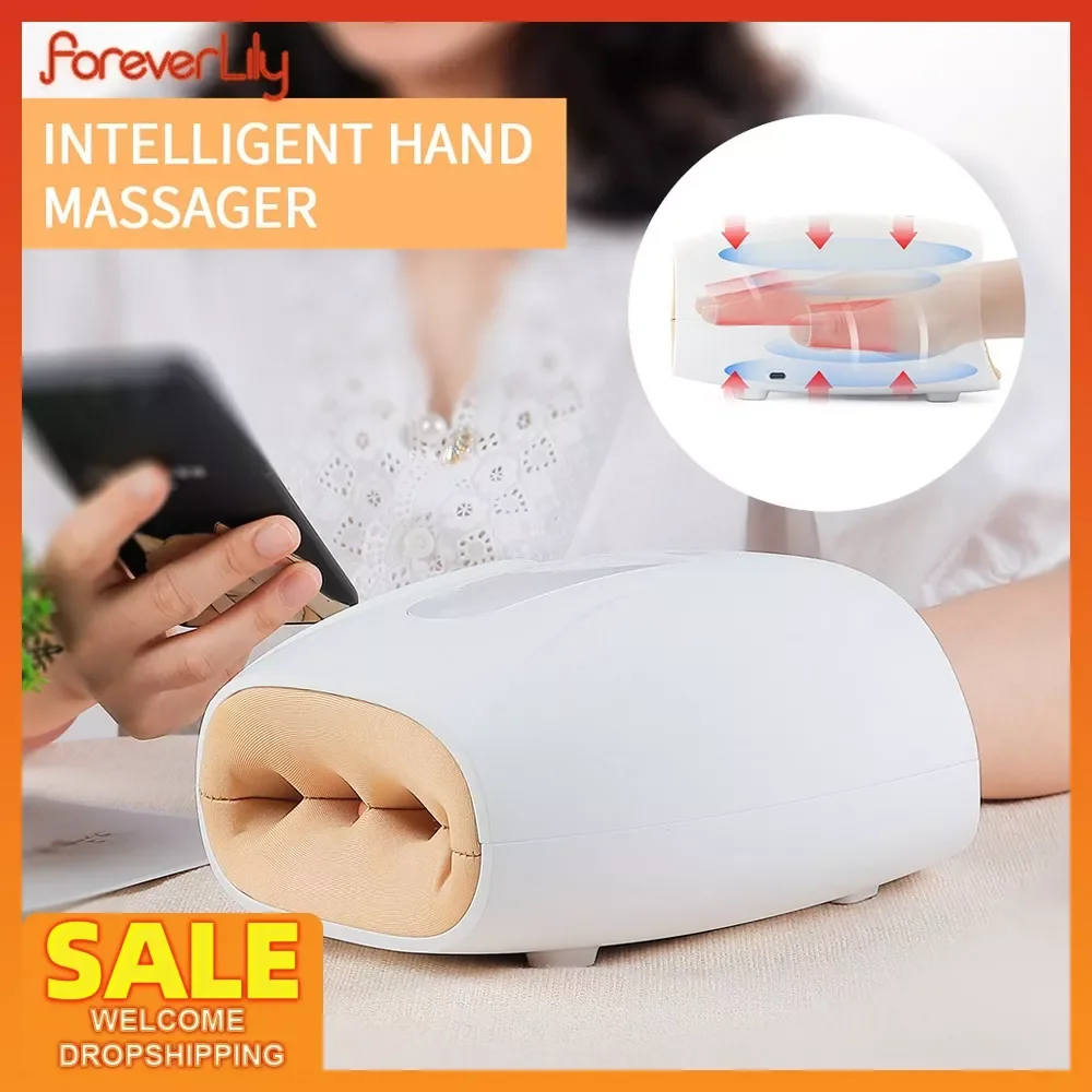 

Smart Hot Compress Hands Relaxing Massager Mat Air Compression Fingers Palms Massager Reduce Wrist Pain Relive Muscles Fatigue
