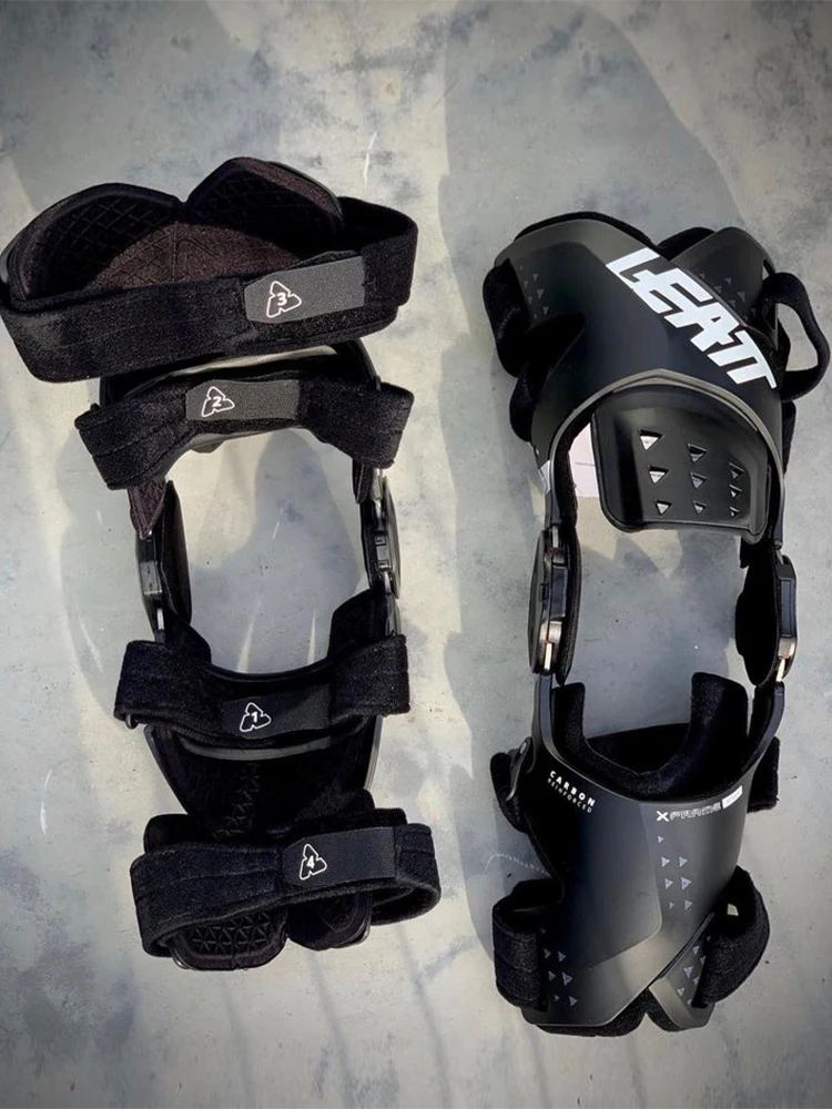 Наколенники механические для мотокросса металлические регулируемые шарниры