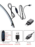 Кольцевой настенный светильник#5