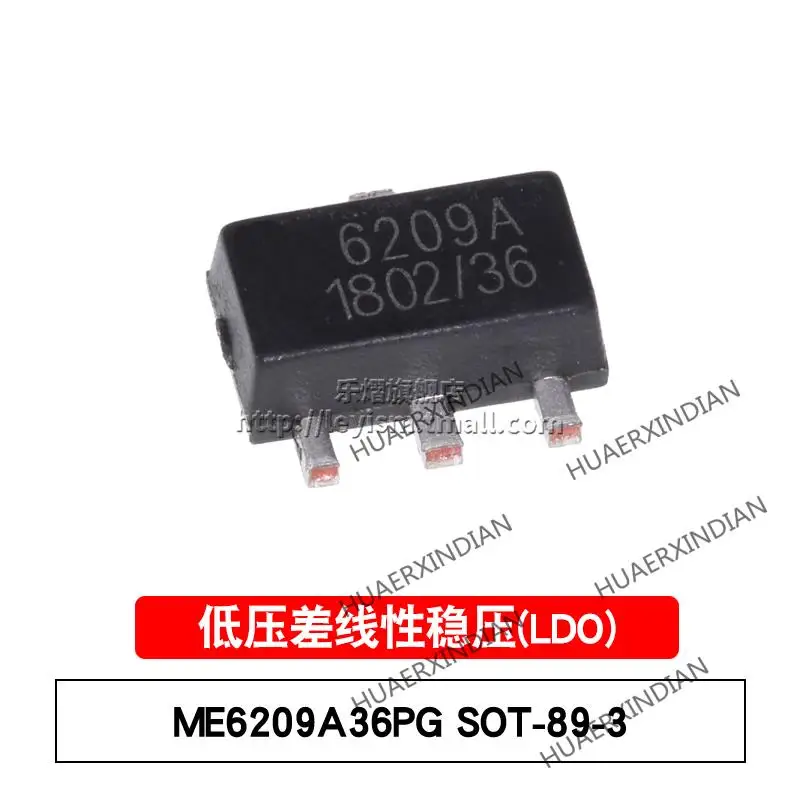 

10PCS/LOT New Original ME6209A36PG SOT-89 6209A 3.6V In Stock