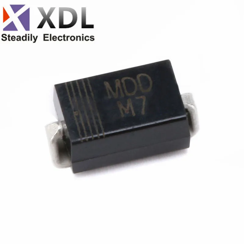 

100PCS DIODE M7 1N4007 SMD 1A 1000V IN4007 Rectifier Diode