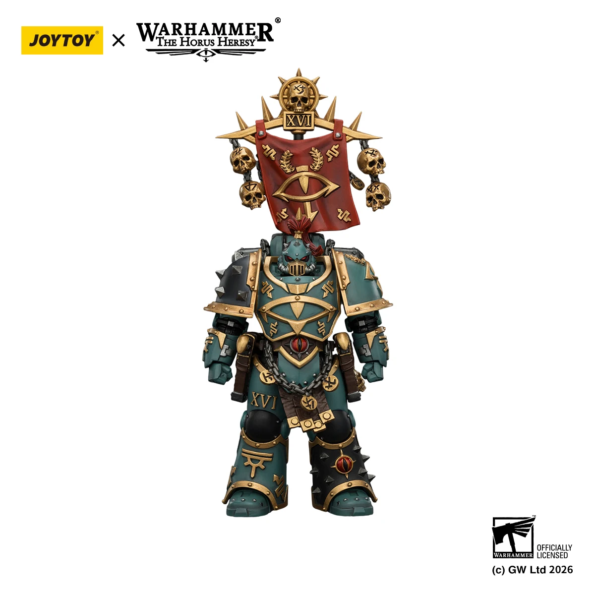 Фото В НАЛИЧИИ JOYTOY Warhammer 30K 1/18 Фигурка Sons of Horus Dark Emissary Consul&Vheren Ashurhaddon 2 шт. Аниме-модель №5