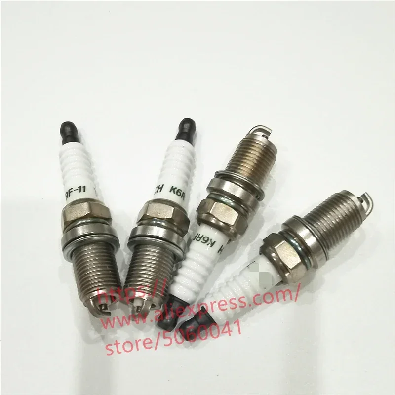 Фото 4 шт./компл. свечи зажигания для Great Wall Haval H3/H5 4G63 4G64 4G94 2,0/2,4 K6RF-11 №1