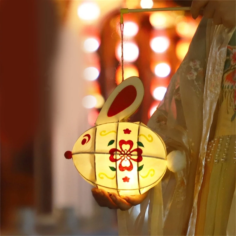 

Festival Lanterns DIY Lanterns set CuteBunnyShape Lanterns MidAutumn Festival