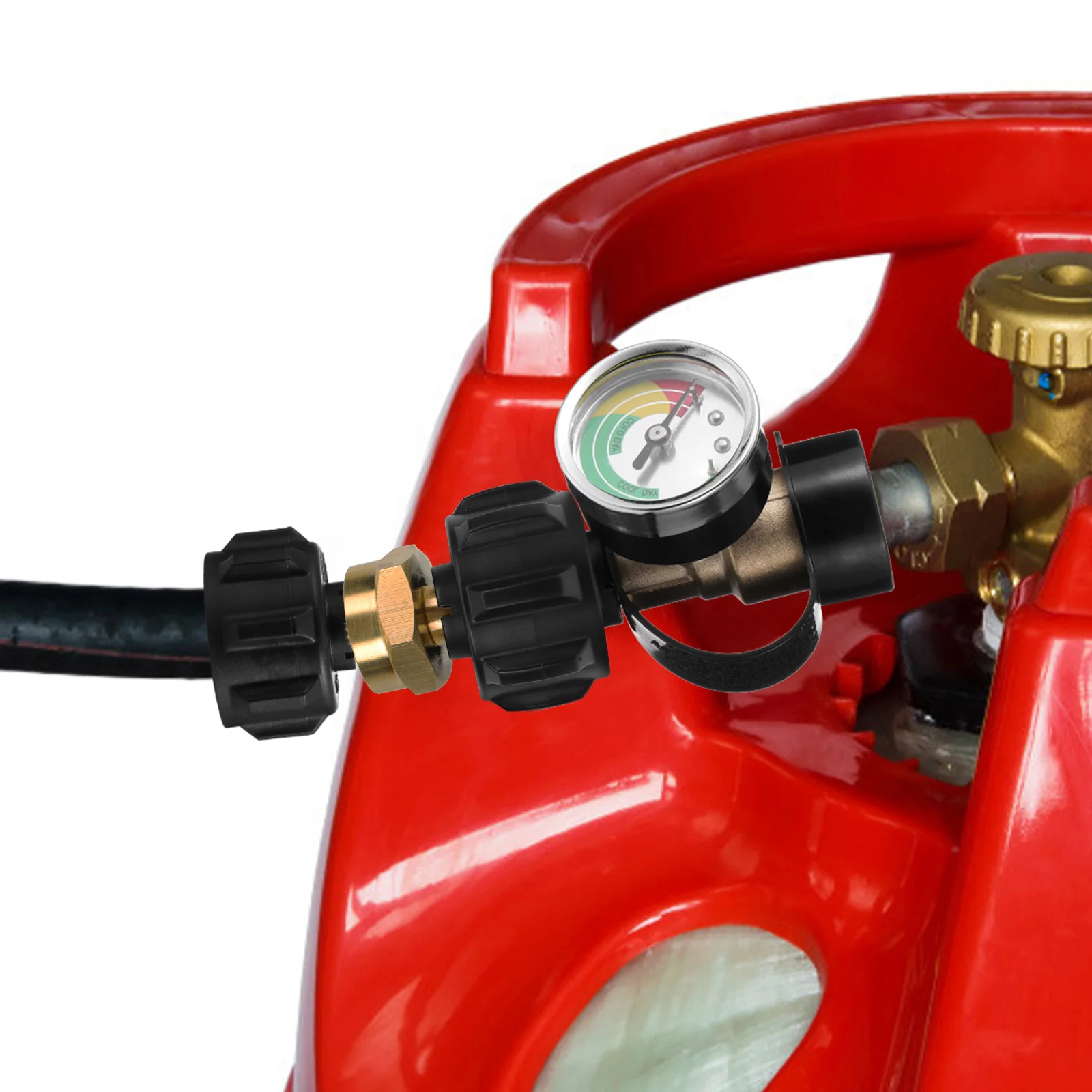 

Portable Sturdy Fuel Bottle Tank Coupler Adapter For Gas Tank Outdoor Accessory Non-Leaking Propane Filling Adapter