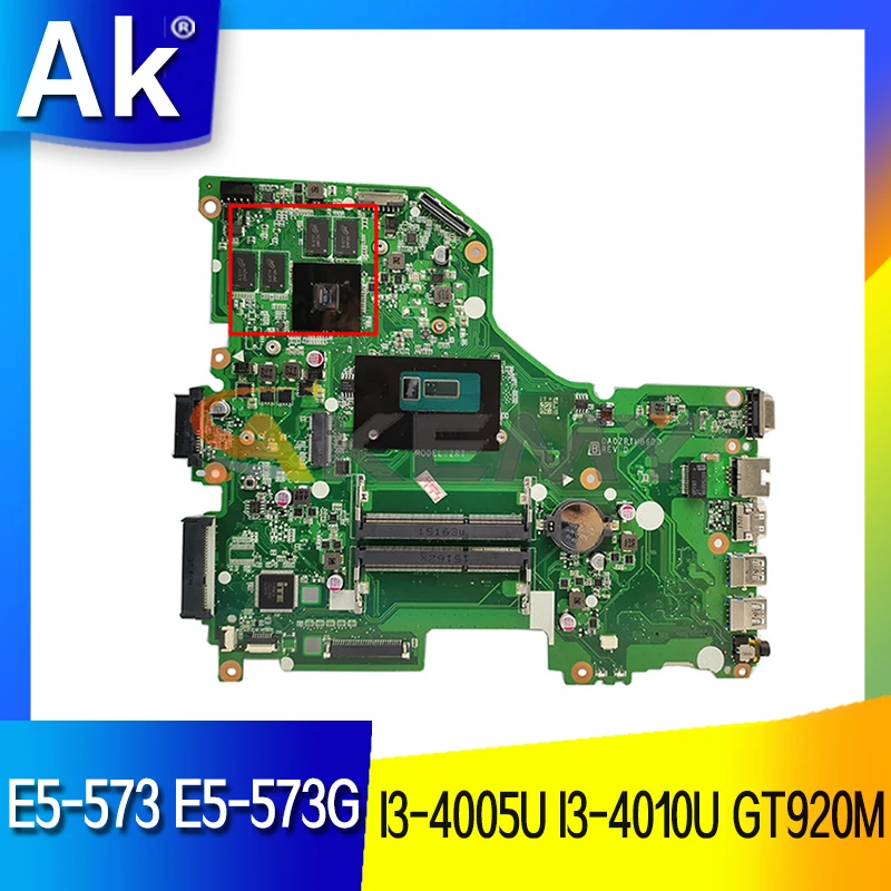 

Материнская плата NBMVM11001 NB.MVM11.001 для Acer ASPIRE E5-573, материнская плата для ноутбука DA0ZRTMB6D0 с детской строкой, 100% тест