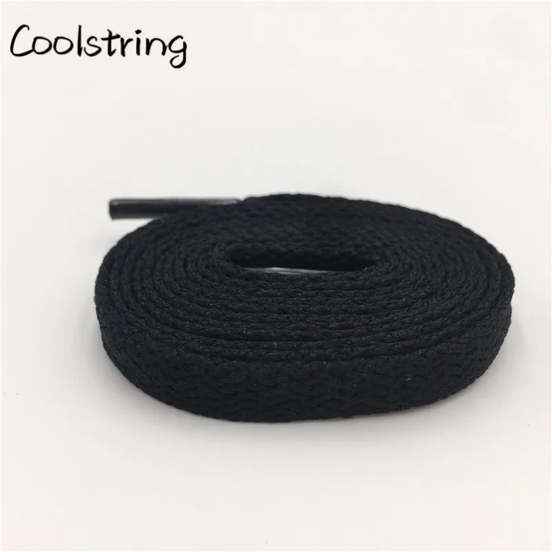 Coolstring 8mm Premium Multicolor Single Layer Flat Polyester Shoelaces For Casual Sneaker Gym Shoes Latchet Canvas Boots Laces