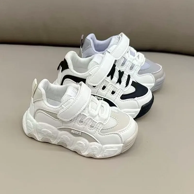 Фото Zapatos, осень 2023, новые детские кроссовки, удобная нескользящая повседневная обувь для мальчиков, легкая дышащая сетчатая обувь для девочек, Zapatillas Hombre №1