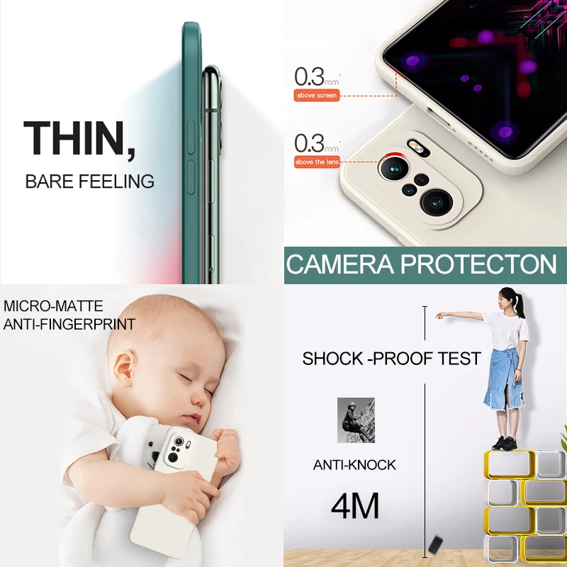 poco f3 pocof3 poco f 3 pro case square liquid silicone soft phone cover for xiaomi poco f3 pro poco f 3 pro poco f3pro pocof3 free global shipping
