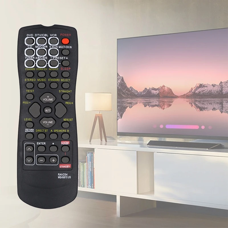Запасной пульт дистанционного управления AV-ресивером для RAV254 RAV22 RX-V340RDS Remote |