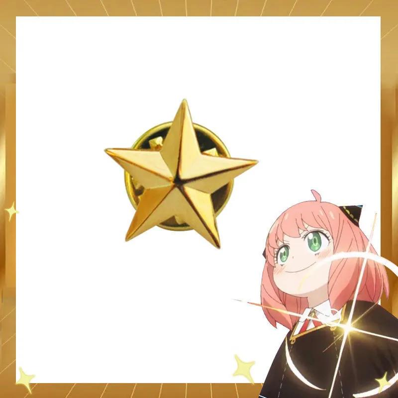 

Шпионская семья аниме периферическая брошь Аня значок в стиле звезды Косплей броши ювелирные изделия диффузная выставка Cos милые аксессуар...