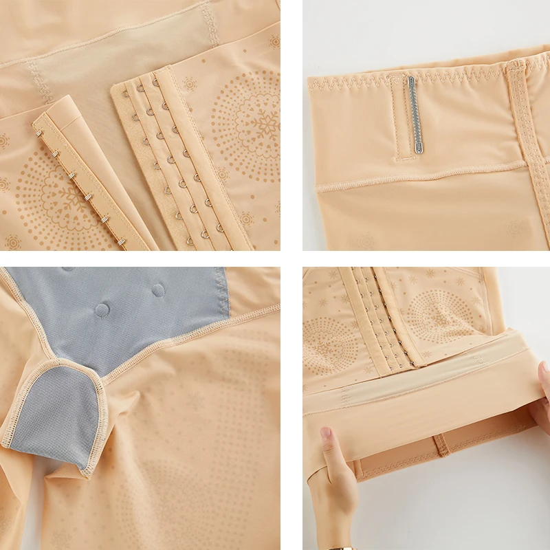 Large Size Postpartum High Waist Hip Lifting Abdominal Strong Safety Pants Body Shaping Underwear Thin Style