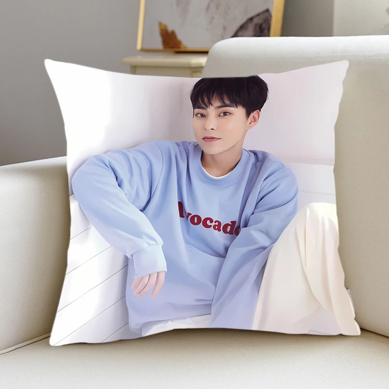 KPOP XIUMIN EXO Квадратная Наволочка-домашний Декор Автомобильный Офис Dackimakura Стиль