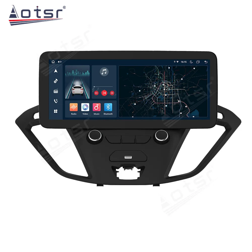12 3-дюймовый автомобильный мультимедийный Android-плеер для Ford Transit Tourneo 2016 2017 2018 2019 2020