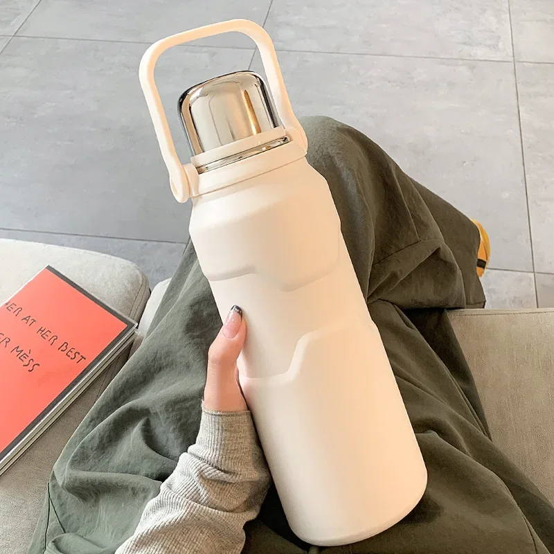

900/1200/1500ML Large Capacity Thermal Tumbler 316 Stainless Steel Double Wall Insulated Thermos Bottle For Tea Coffee