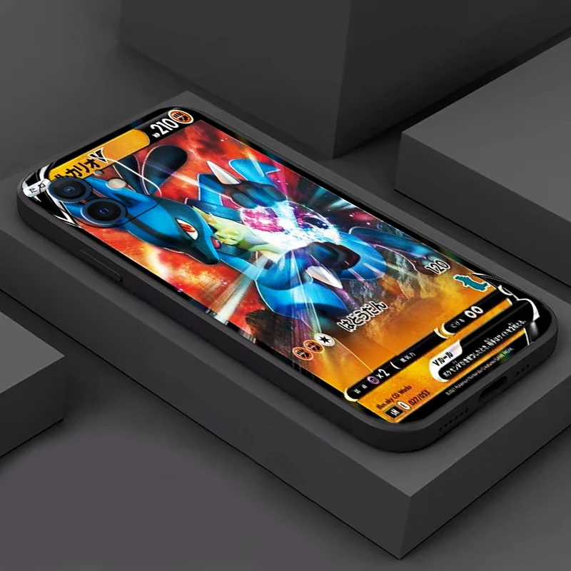 

Japnan Anime Pokémon Funda Phone Case For iPhone 11 13 12 Pro Max 12 13 Mini X XR XS MAX SE 2020 7 8 6s Plus Celular Carcasa