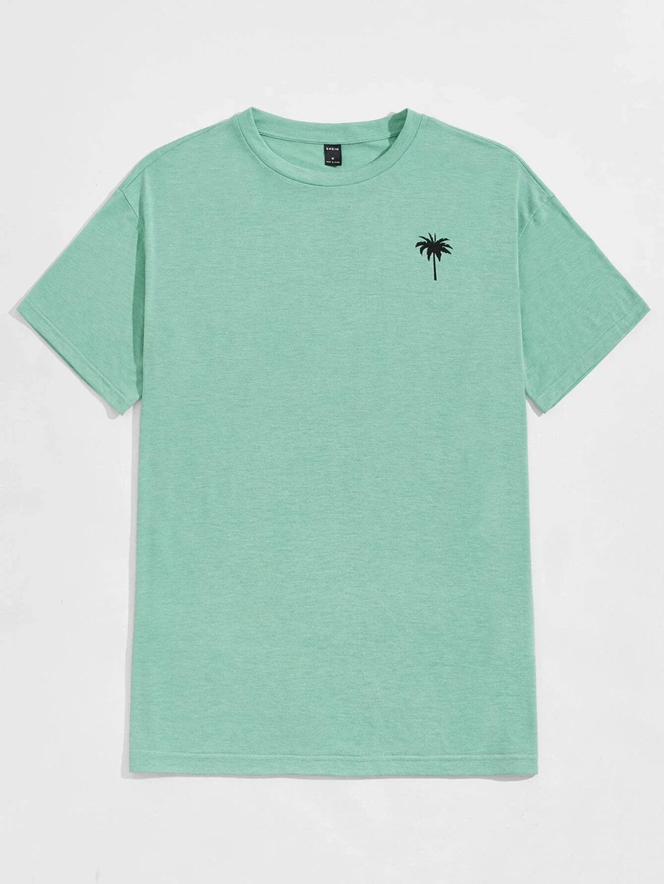 

Men Palm Tree Print Tee