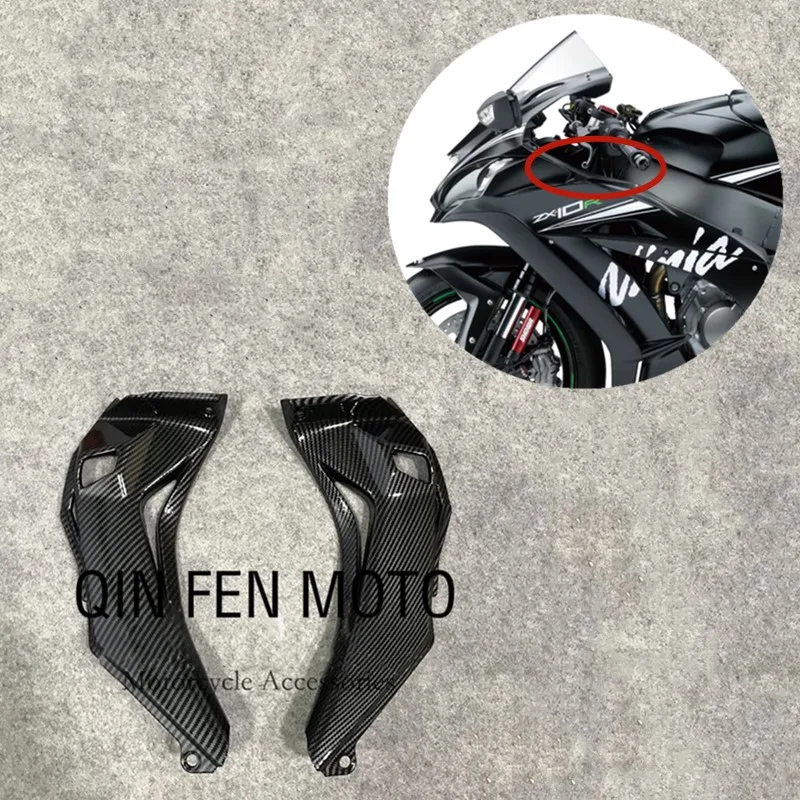 

Краска из углеродного волокна подходит для Kawasiki ZX-10R 2016 2017 2018 2019 обтекатель мотоциклетной головки Левая и Riaght ZX10R 16-19