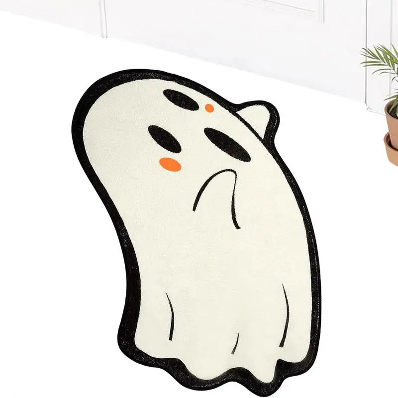 

Terror Halloween Doormat Creativity Horror Witch Ghost Pumpkin Printed Halloween Party Area Rug Kitchen Mat Home Rugs