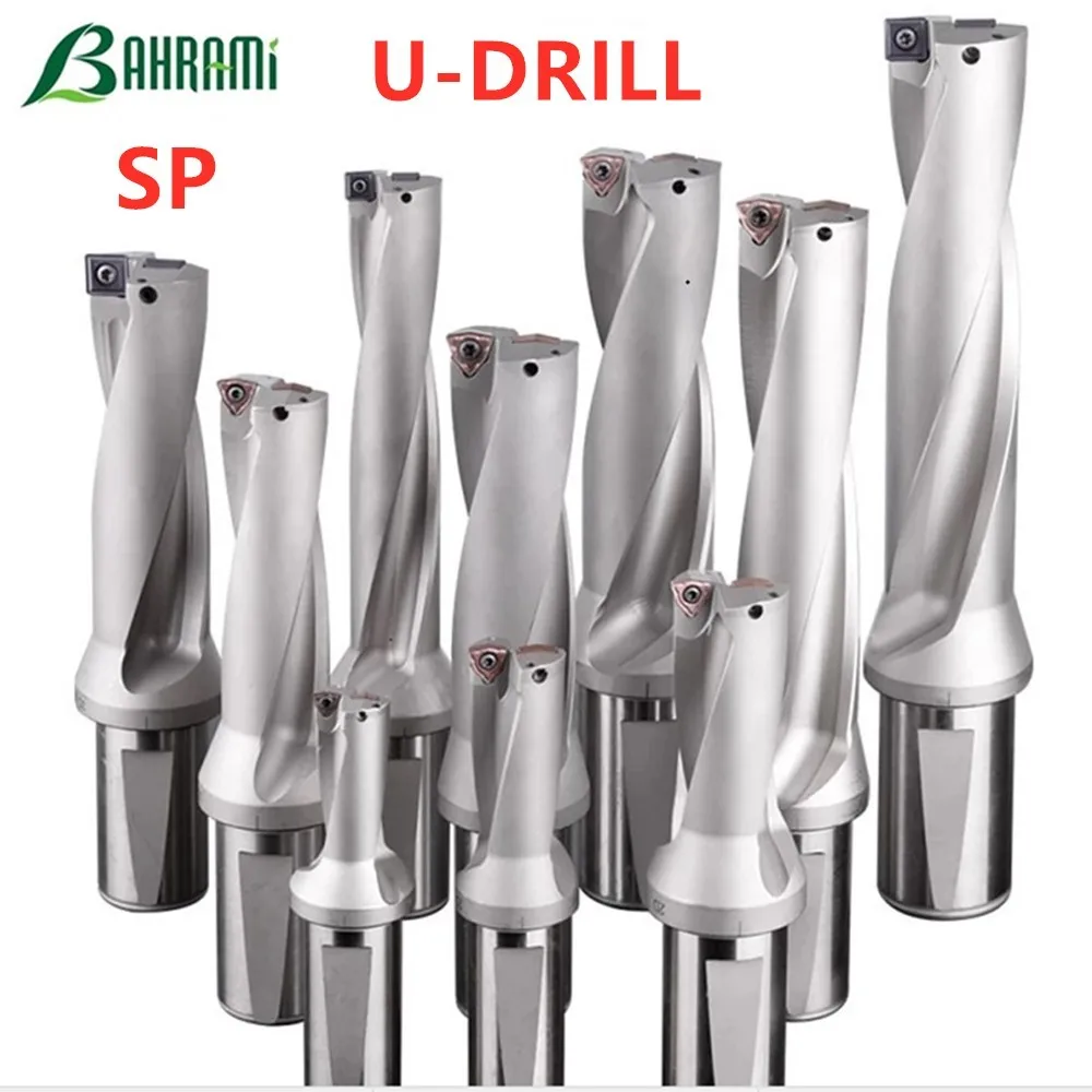 SP Series Drill Bites Insert Drill Metal Drill Bits 13mm-50mm Depth 2D 3D 4D Indexable U Drill Machinery Lathes CNC Water
