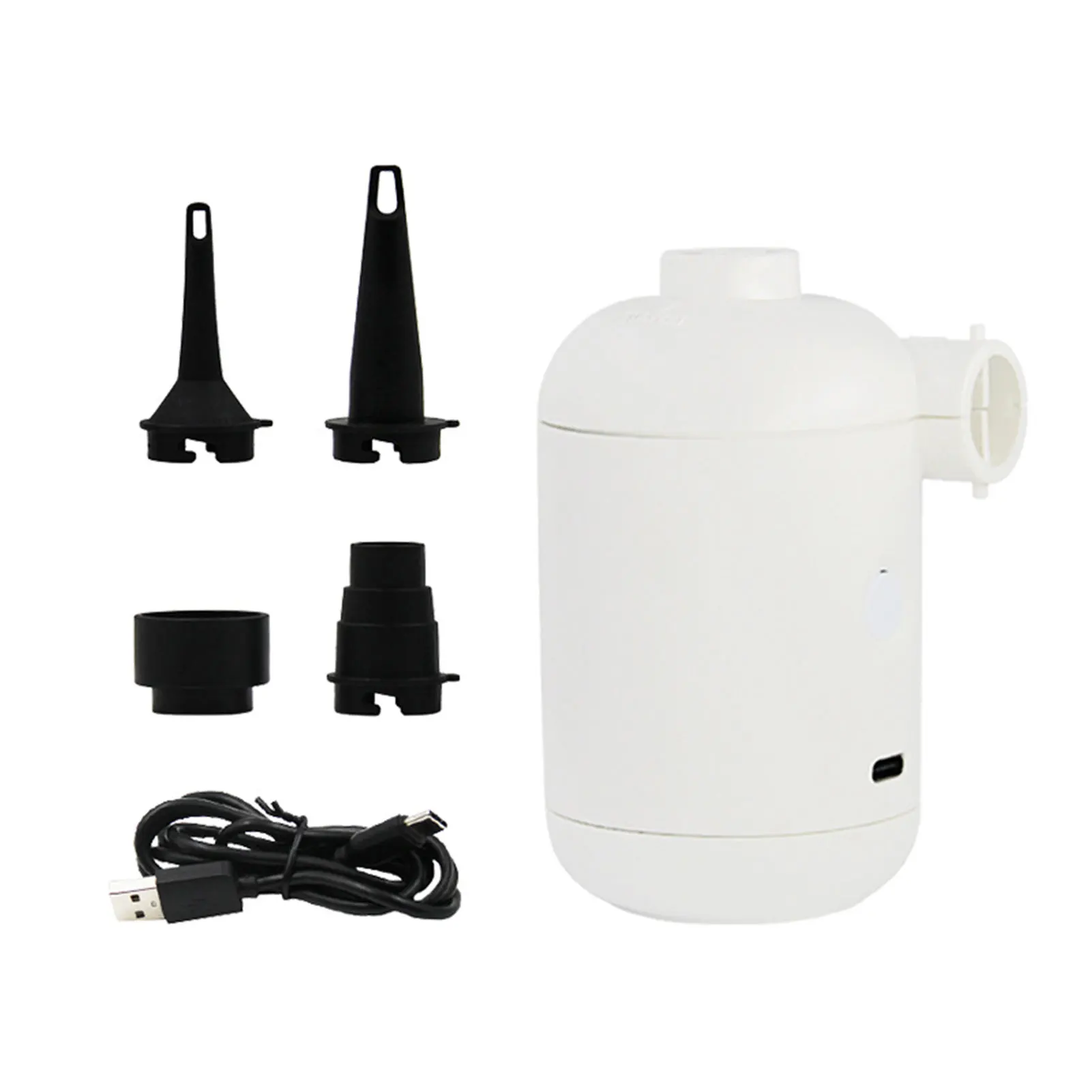 

Портативный Электрический насос для надувных элементов, Аккумуляторный беспроводной насос-дефлятор для бассейна с USB-зарядкой