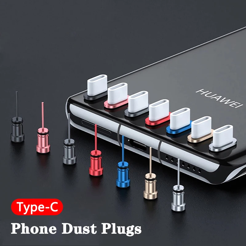 Micro USB Type-C зарядный порт с защитой от пыли разъем для наушников зарядки 3 5 мм