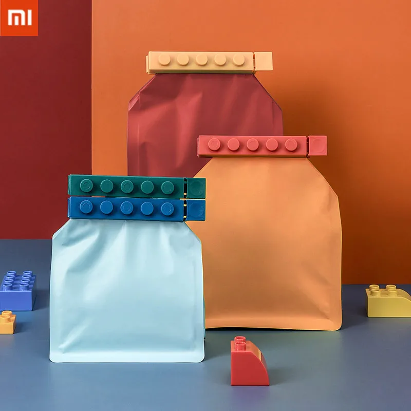 

Уплотнительный зажим Xiaomi, герметичный бытовой влагостойкий многоцелевой зажим, строительный блок, кухонные зажимы для хранения мешков